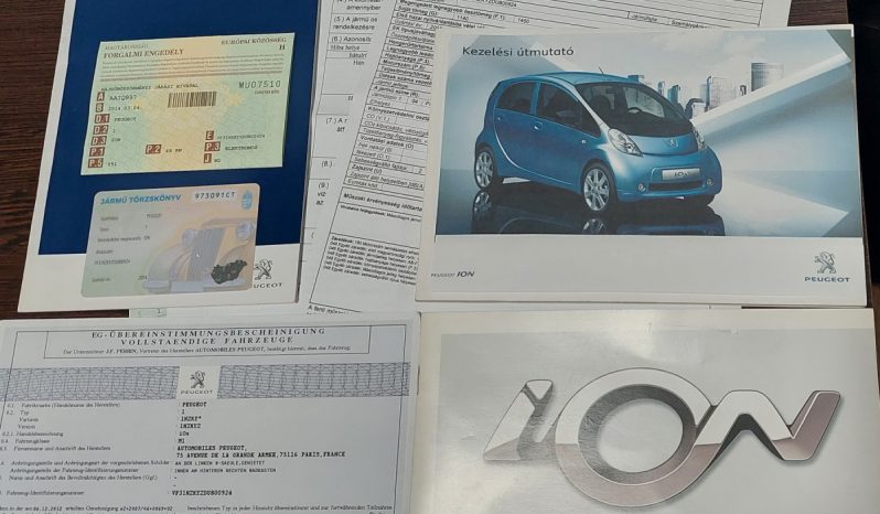 Peugeot iOn 2014 megtelt