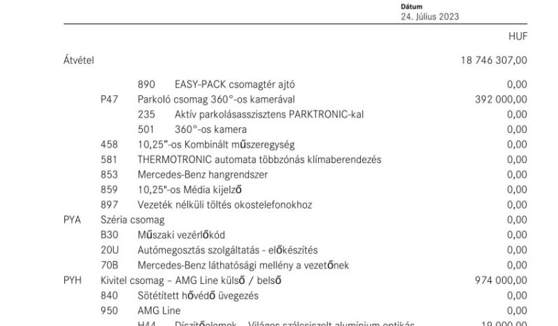 Mercedes-Benz EQA 250 2023 megtelt