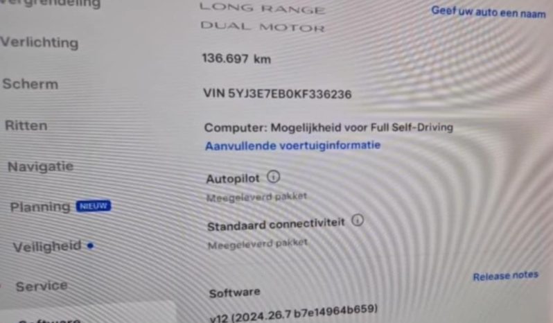 Tesla Model 3 Long Range RWD megtelt